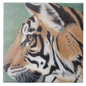 Thoughtful Tiger Wall Tegel Table Trivet Tegeltje (Voorkant)