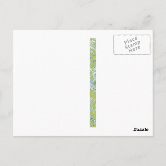 Thoughtful Toile Briefkaart (Achterkant)