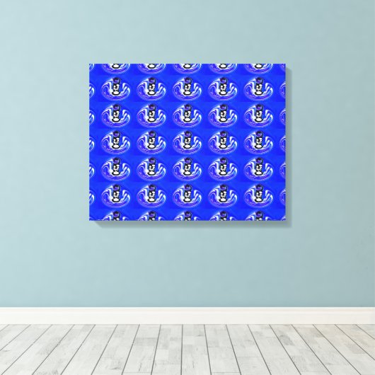 Thoughts art canvas afdruk (Insitu (Houten vloer))