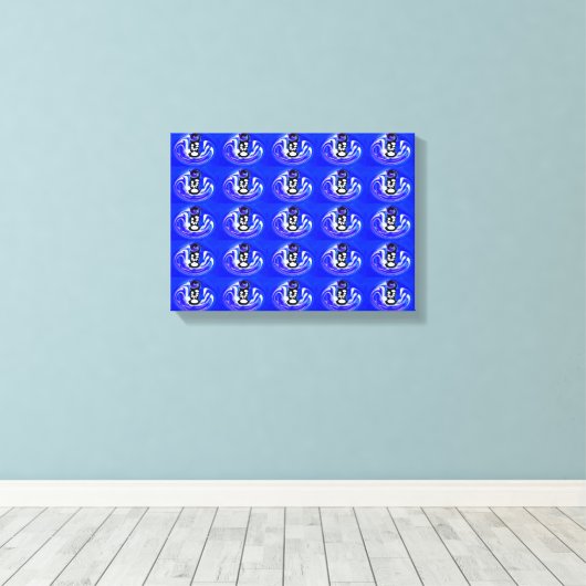 Thoughts art canvas afdruk (Insitu (Houten vloer))