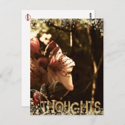 Thoughts Briefkaart (Voorkant / Achterkant)
