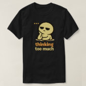 Thoughts Everywhere – Cute Overthinking Humor T-shirt (Design voorkant)