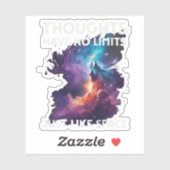 Thoughts Have No Limits Sticker (Vel)