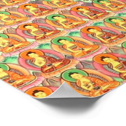Thousand Buddha Poster (Hoek)