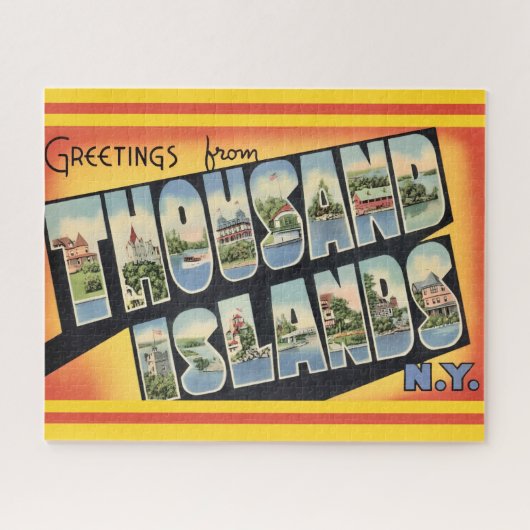 Thousand Islands NY 16x20 Legpuzzel (Horizontaal)