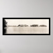 Thousand Islands NY Foto 1909 Poster (Voorkant)