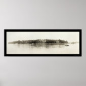 Thousand Islands NY Foto 1909 Poster (Voorkant)