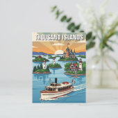 Thousand Islands Ontario Canada Briefkaart (Staand voorkant)