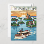 Thousand Islands Ontario Canada Briefkaart (Voorkant / Achterkant)