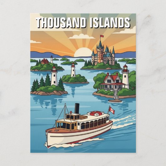 Thousand Islands Ontario Canada Briefkaart (Voorkant)
