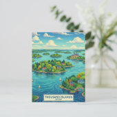 Thousand Islands Ontario Canada Briefkaart (Staand voorkant)