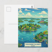 Thousand Islands Ontario Canada Briefkaart (Voorkant / Achterkant)
