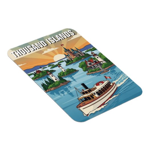 Thousand Islands Ontario Canada Magneet (Rechterzijde)