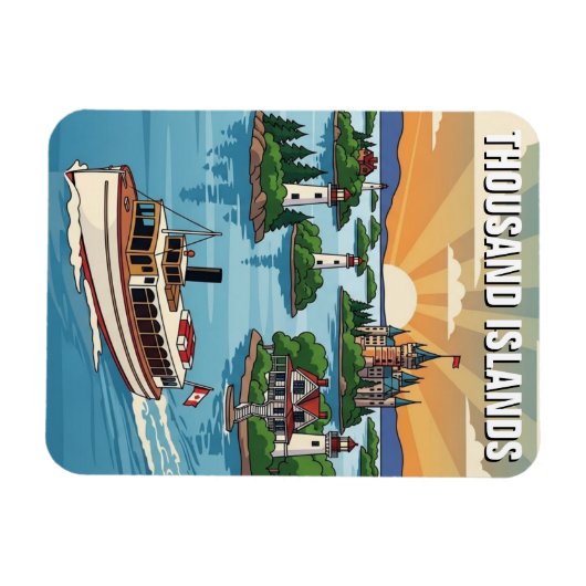Thousand Islands Ontario Canada Magneet (Horizontaal)
