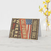 Thousand Oaks California Kaart (Gele Bloem)