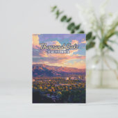 Thousand Oaks California Los Angeles Ventura Kaart (Staand voorkant)