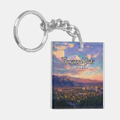 Thousand Oaks California Los Angeles Ventura Sleutelhanger (Voorkant Links)