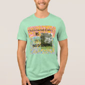 Thousand Oaks is mijn picknickparadijs, abstracte  Tri-Blend Shirt (Voorkant)