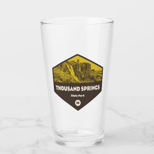 Thousand Springs State Park Idaho Glas (Voorkant)