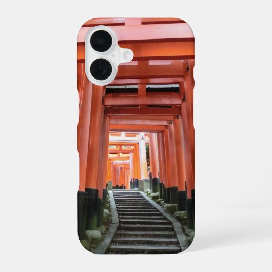 Thousand Torii Gates iPhone 16 Hoesje (Achterkant)