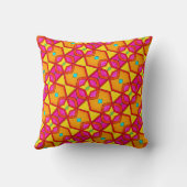 THP - 016 - Roze-oranje-gele kussensloop Kussen (Achterkant)