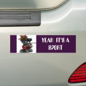 THPintballcartoon[1], JA, HET IS EEN SPORT Bumpersticker (Op auto)
