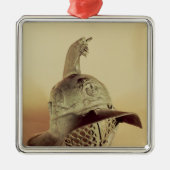 Thraciaanse gladiatorhelm metalen ornament (Voorkant)