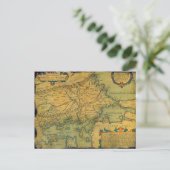 Thraciae Veteris Typvs Map door Abraham Ortelius Briefkaart (Staand voorkant)