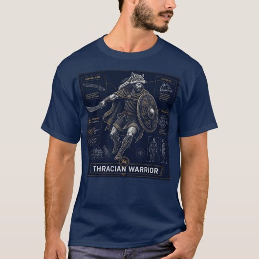 Thracische krijger t-shirt (Voorkant)