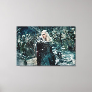 Thranduil in strijd canvas afdruk