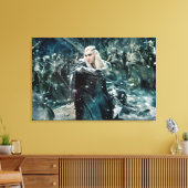 Thranduil in strijd canvas afdruk (Insitu (Woonkamer))