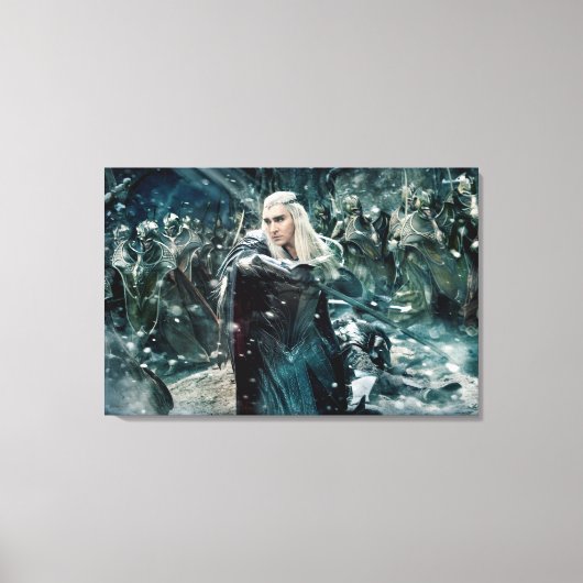 Thranduil in strijd canvas afdruk (Voorkant)