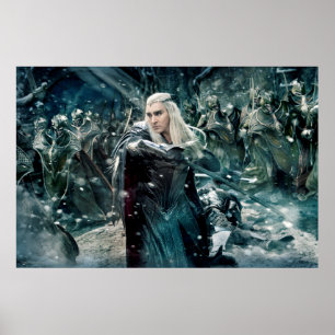 Thranduil in strijd poster