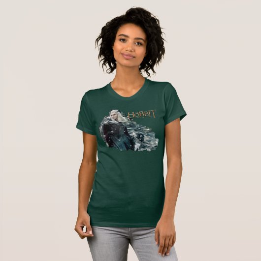 Thranduil in strijd t-shirt (Voorkant volledig)