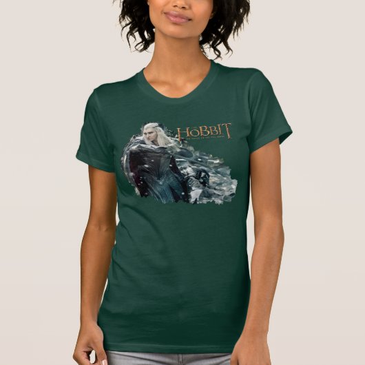 Thranduil in strijd t-shirt (Voorkant)
