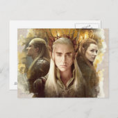 Thranduil, LEGOLAS GREENLEAF™ en TAURIEL™ Graphic Briefkaart (Voorkant / Achterkant)