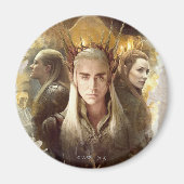 Thranduil, LEGOLAS GREENLEAF™ en TAURIEL™ Graphic Magneet (Voorkant)