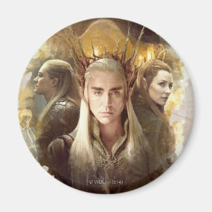 Thranduil, LEGOLAS GREENLEAF™ en TAURIEL™ Graphic Magneet