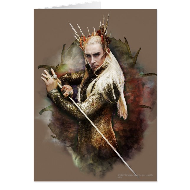 Thranduil met zwaard (Voorkant)