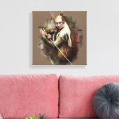 Thranduil met zwaard canvas afdruk (Insitu (Woonkamer))