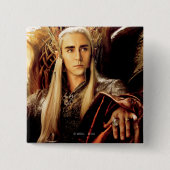 Thranduil Movie Poster Vierkante Button 5,1 Cm (Voorkant)