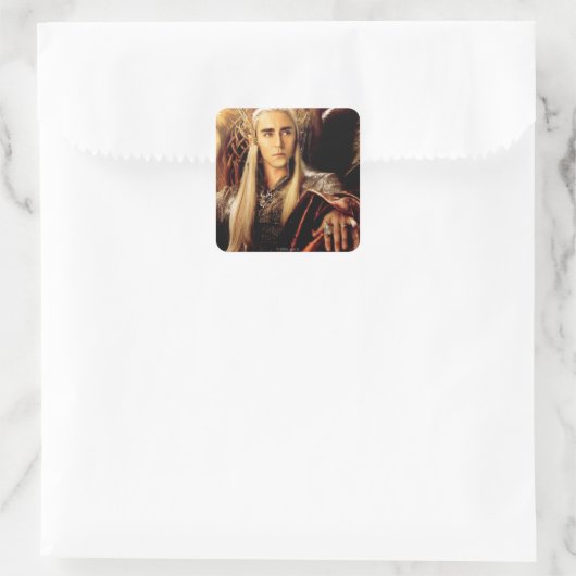 Thranduil Movie Poster Vierkante Sticker (Tas)