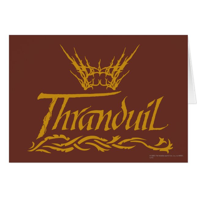 Thranduil Name (Voorkant Horizontaal)