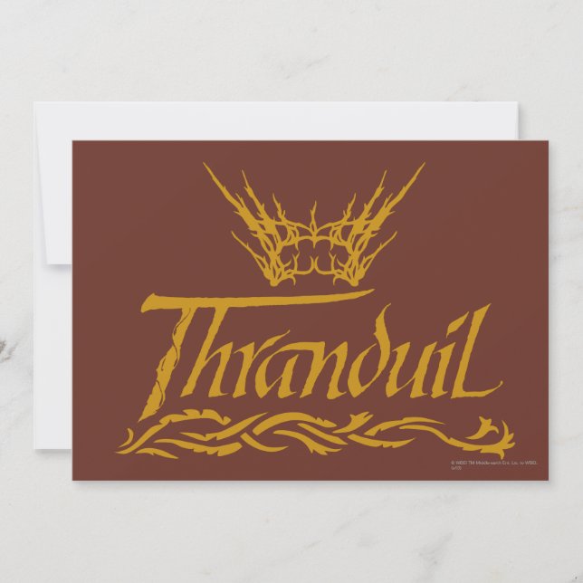 Thranduil Name (Voorkant)