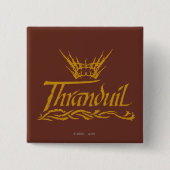Thranduil Name Vierkante Button 5,1 Cm (Voorkant)