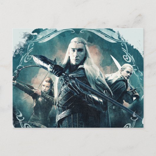 Thranduil, TAURIEL™ en LEGOLAS GREENLEAF™ Graphic Briefkaart (Voorkant)