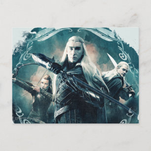 Thranduil, TAURIEL™ en LEGOLAS GREENLEAF™ Graphic Briefkaart