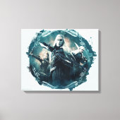 Thranduil, TAURIEL™ en LEGOLAS GREENLEAF™ Graphic Canvas Afdruk (Voorkant)