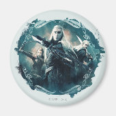 Thranduil, TAURIEL™ en LEGOLAS GREENLEAF™ Graphic Magneet (Voorkant)