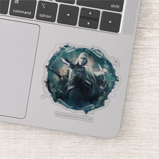 Thranduil, TAURIEL™ en LEGOLAS GREENLEAF™ Graphic Sticker (Detail)